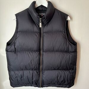 Vintage Y2K Polo Jeans Co. Ralph Lauren Black Down Filled Puffer Vest - Large